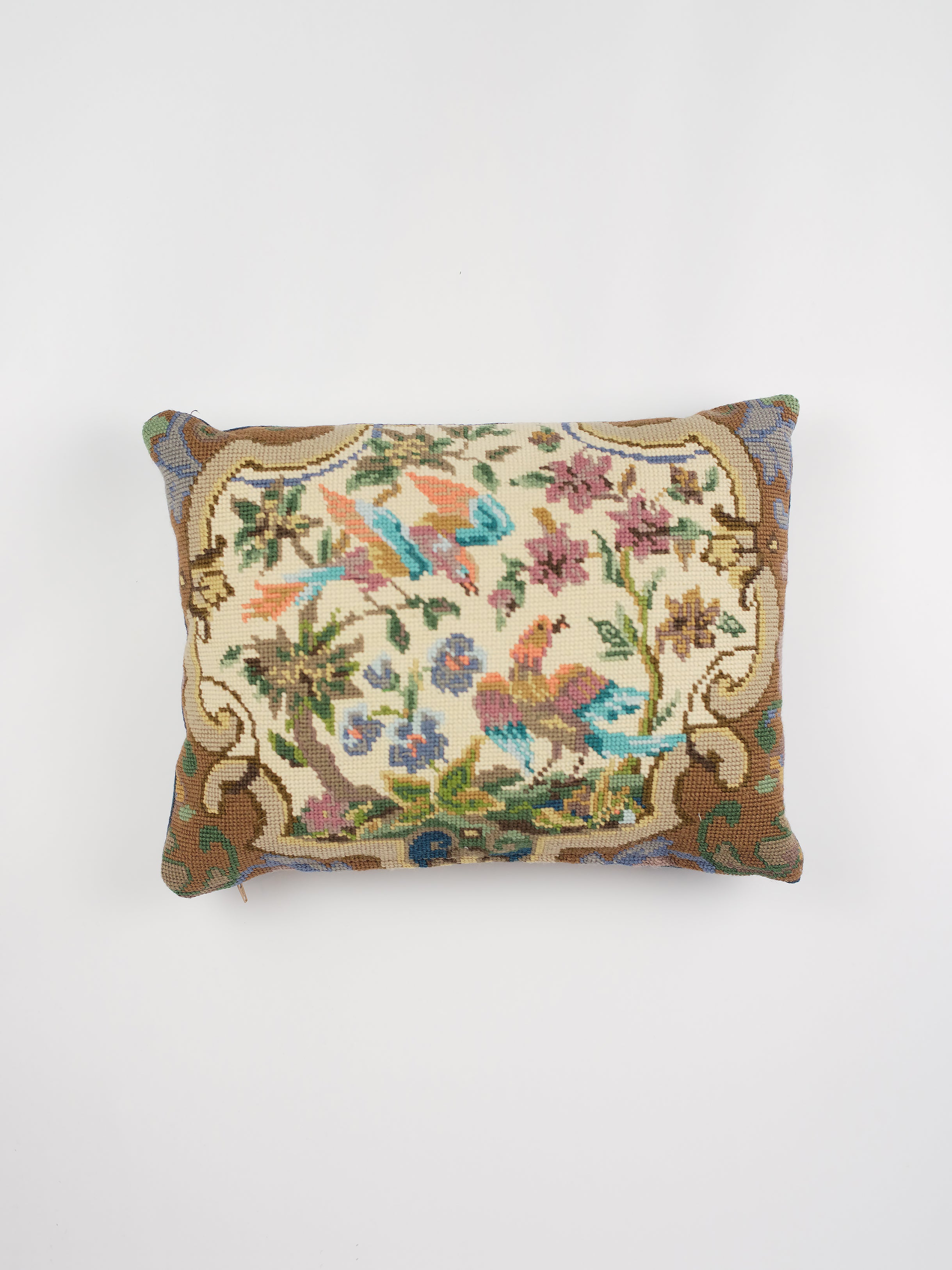 19th Century Woollen Needlepoint Cushion | 1312