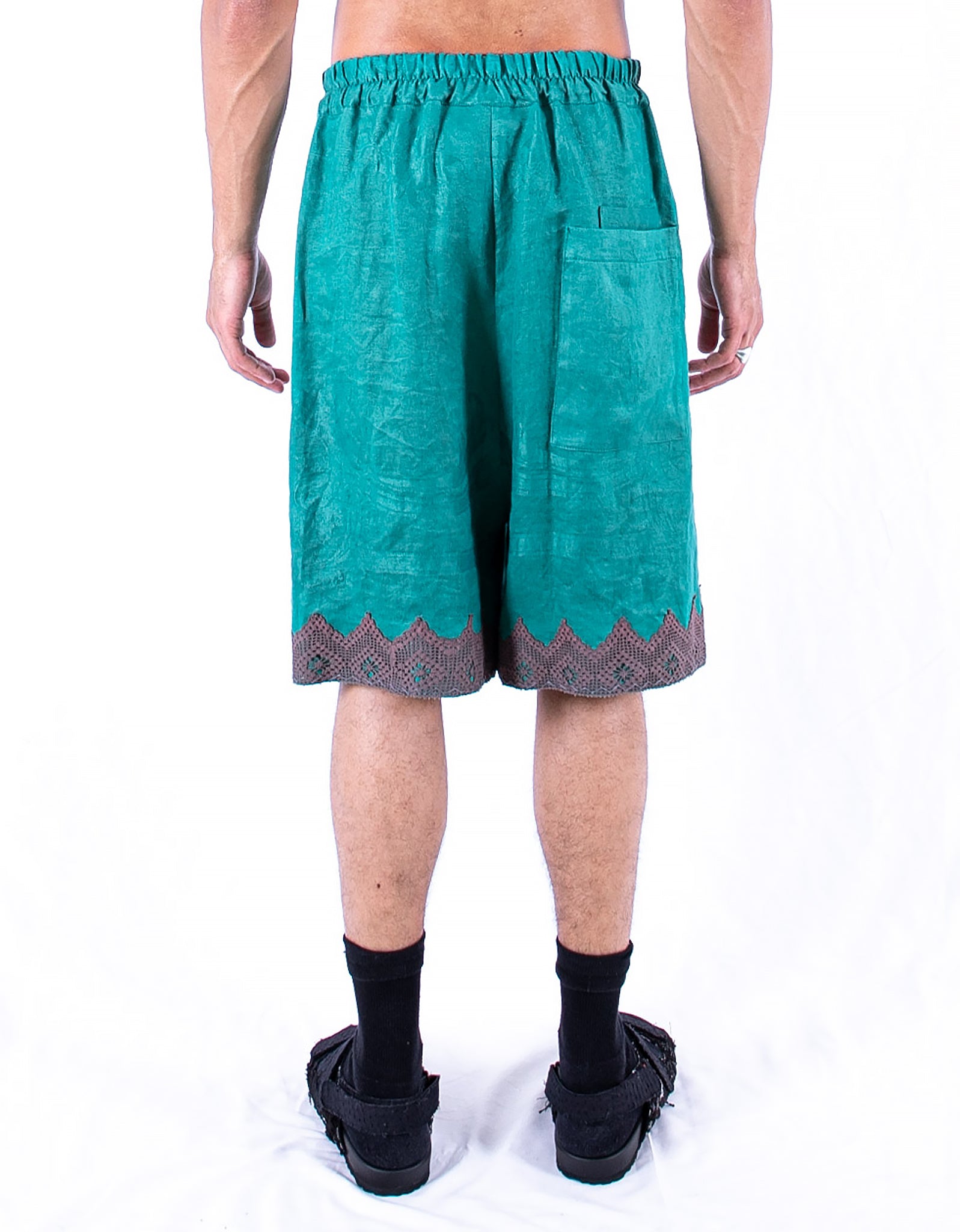 19th Century Damask Donny Shorts