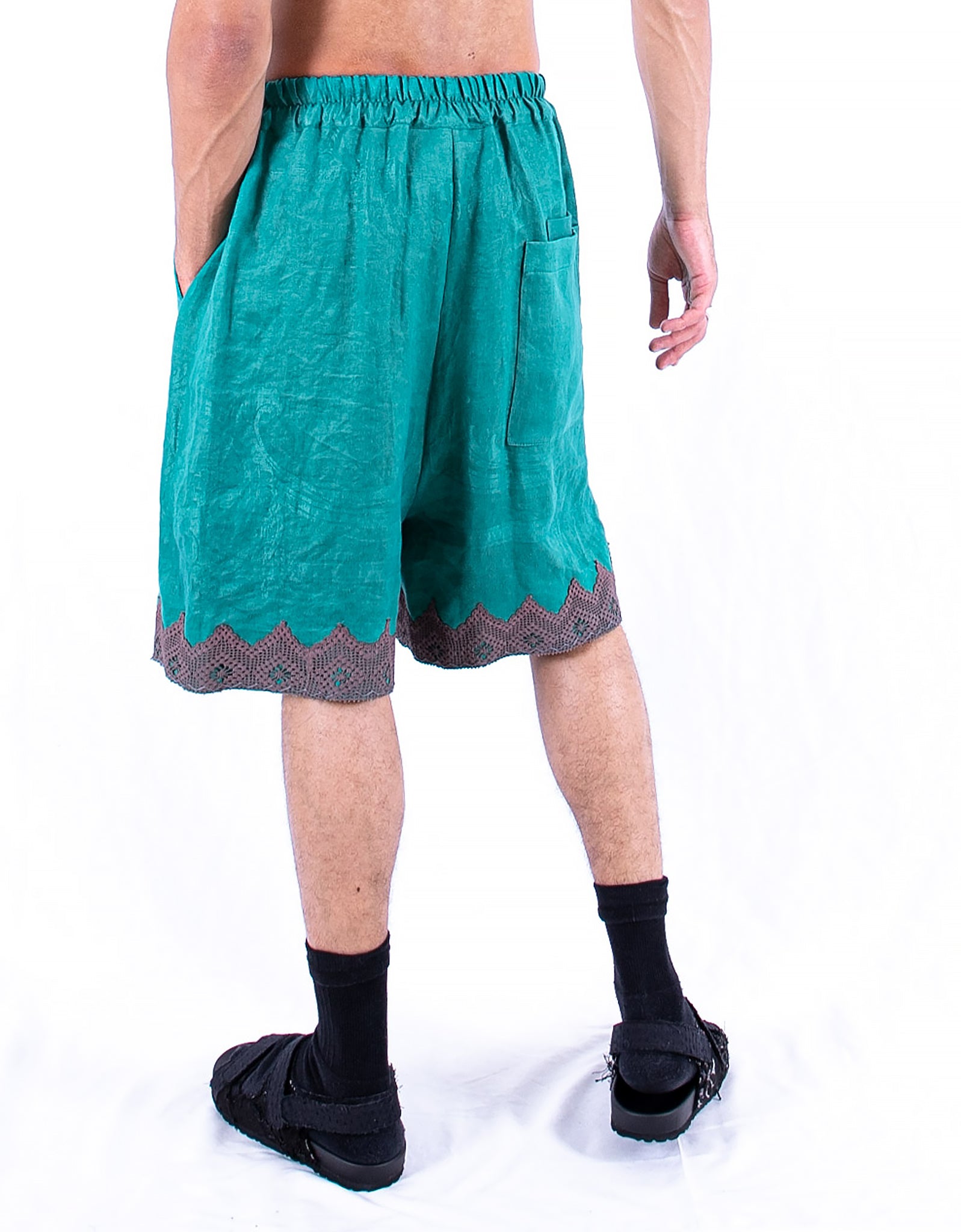 19th Century Damask Donny Shorts