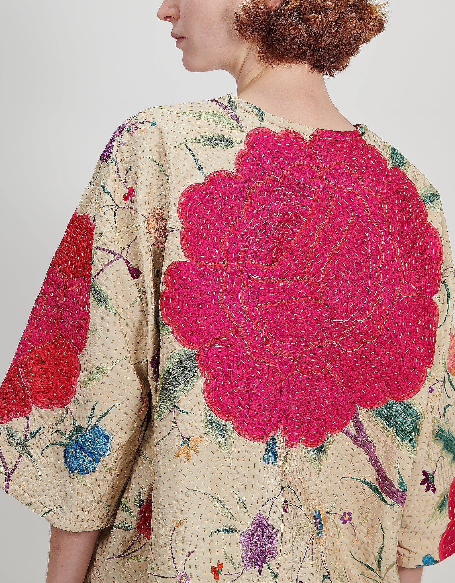 1920s Silk Embroidered Remi Top