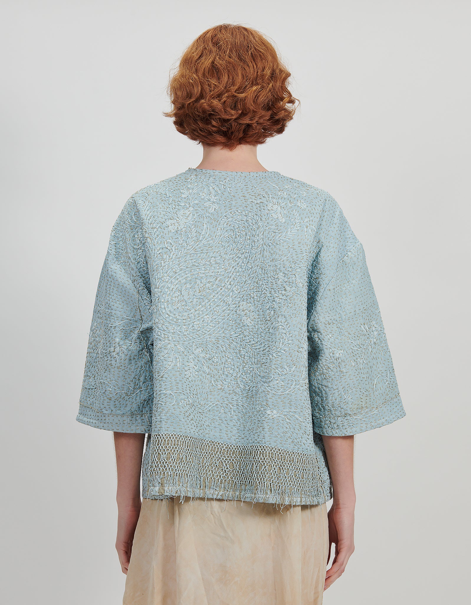 19th Century Silk Remi Top