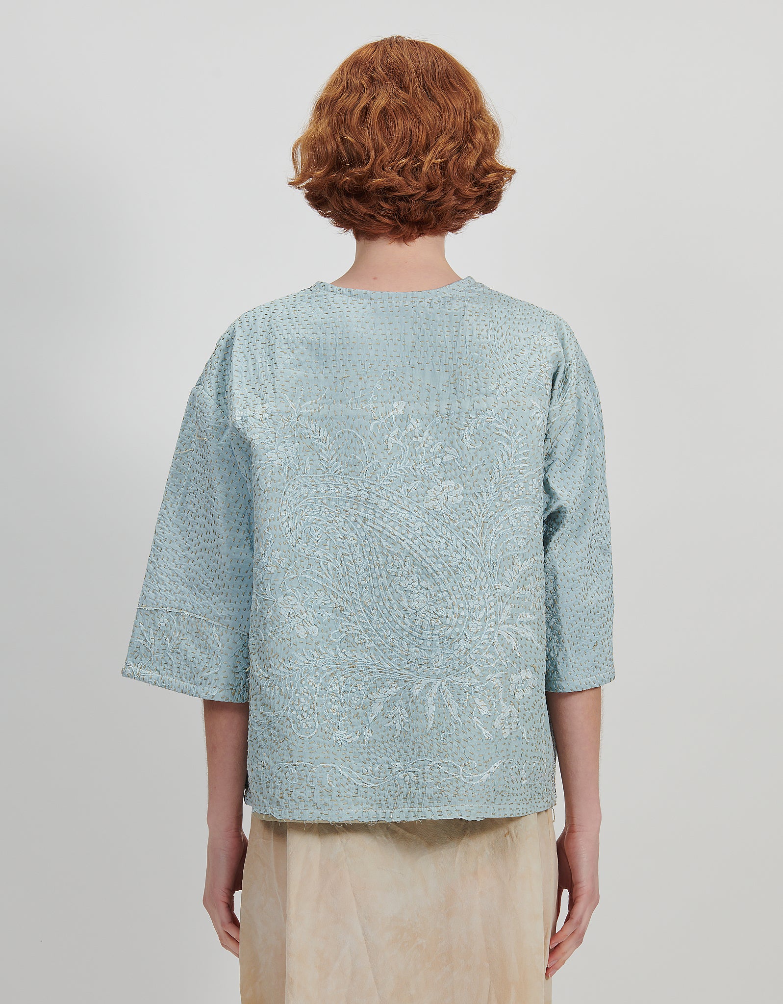 19th Century Silk Remi Top