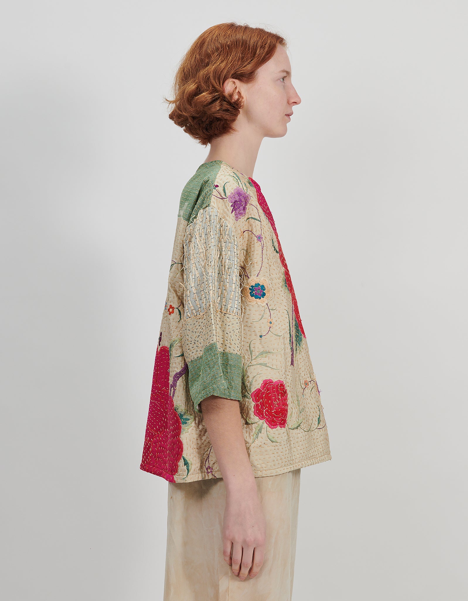 1920s Silk Embroidered Remi Top