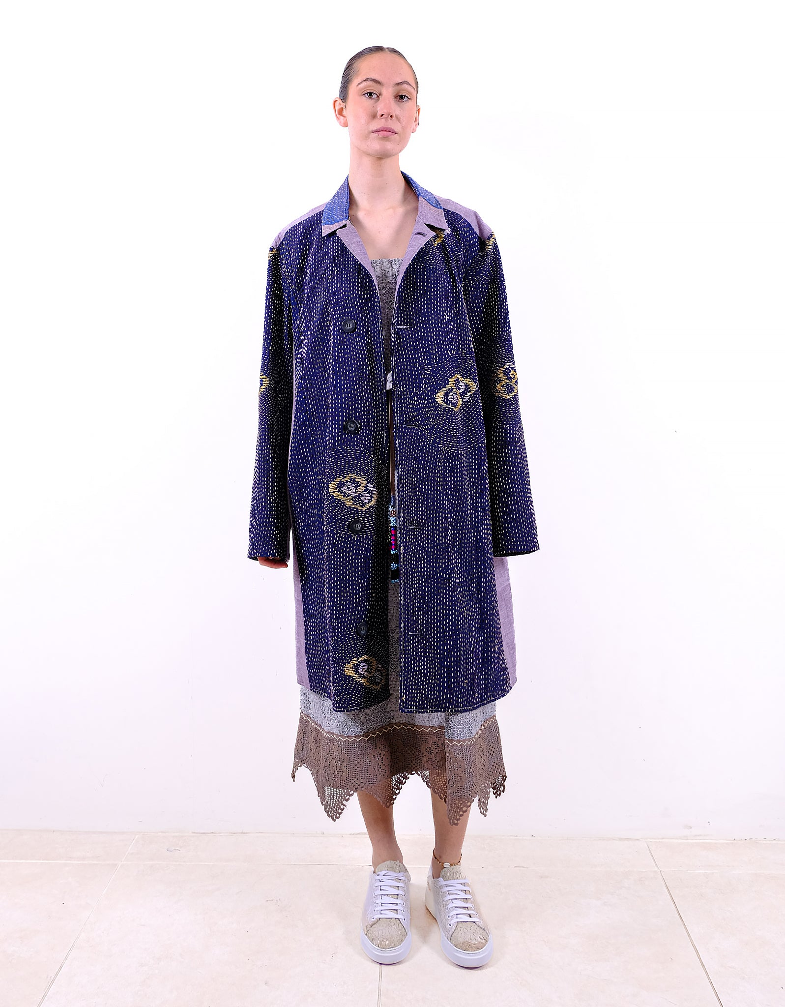 1920s Embroidered Kimono Rufus Coat