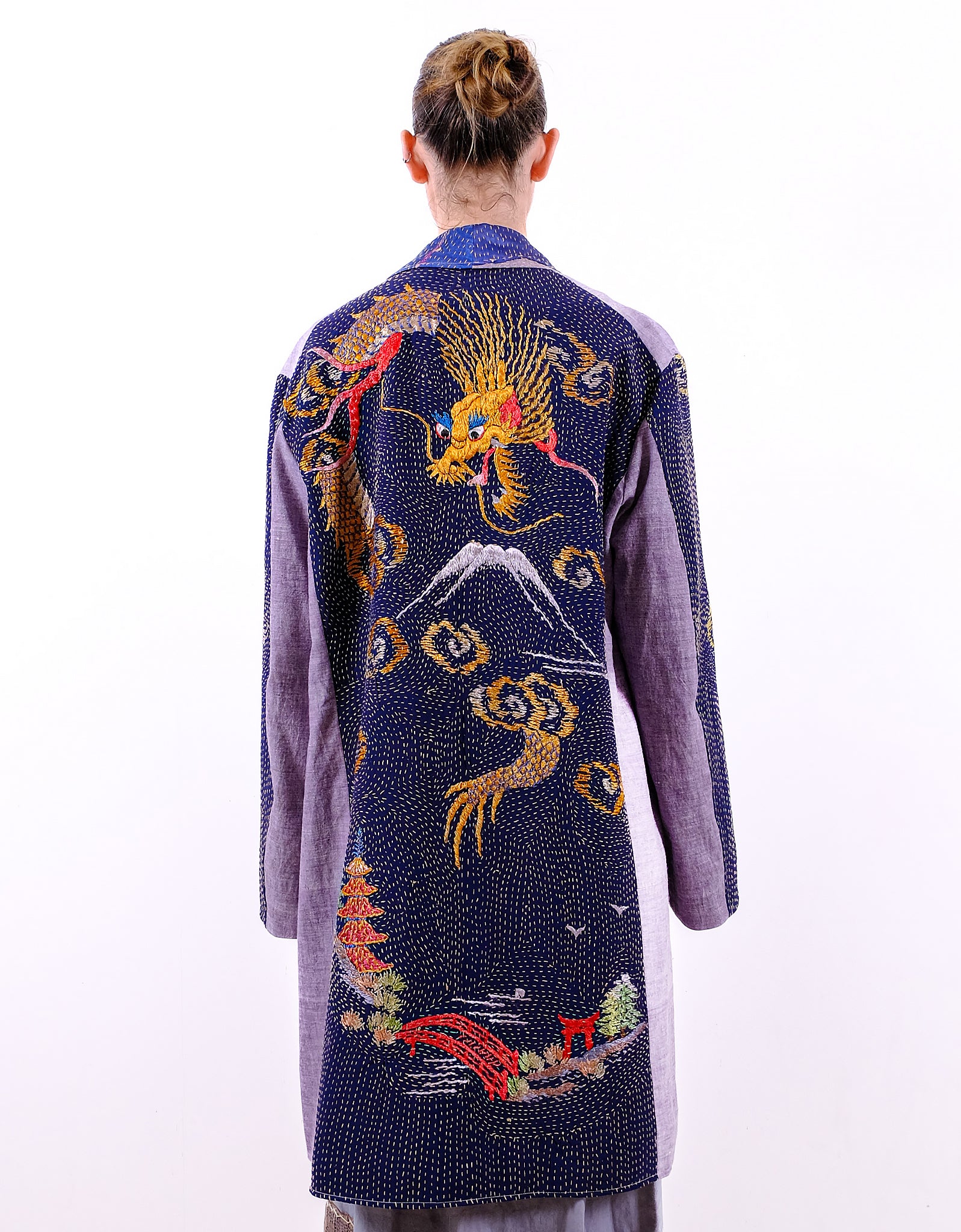 1920s Embroidered Kimono Rufus Coat