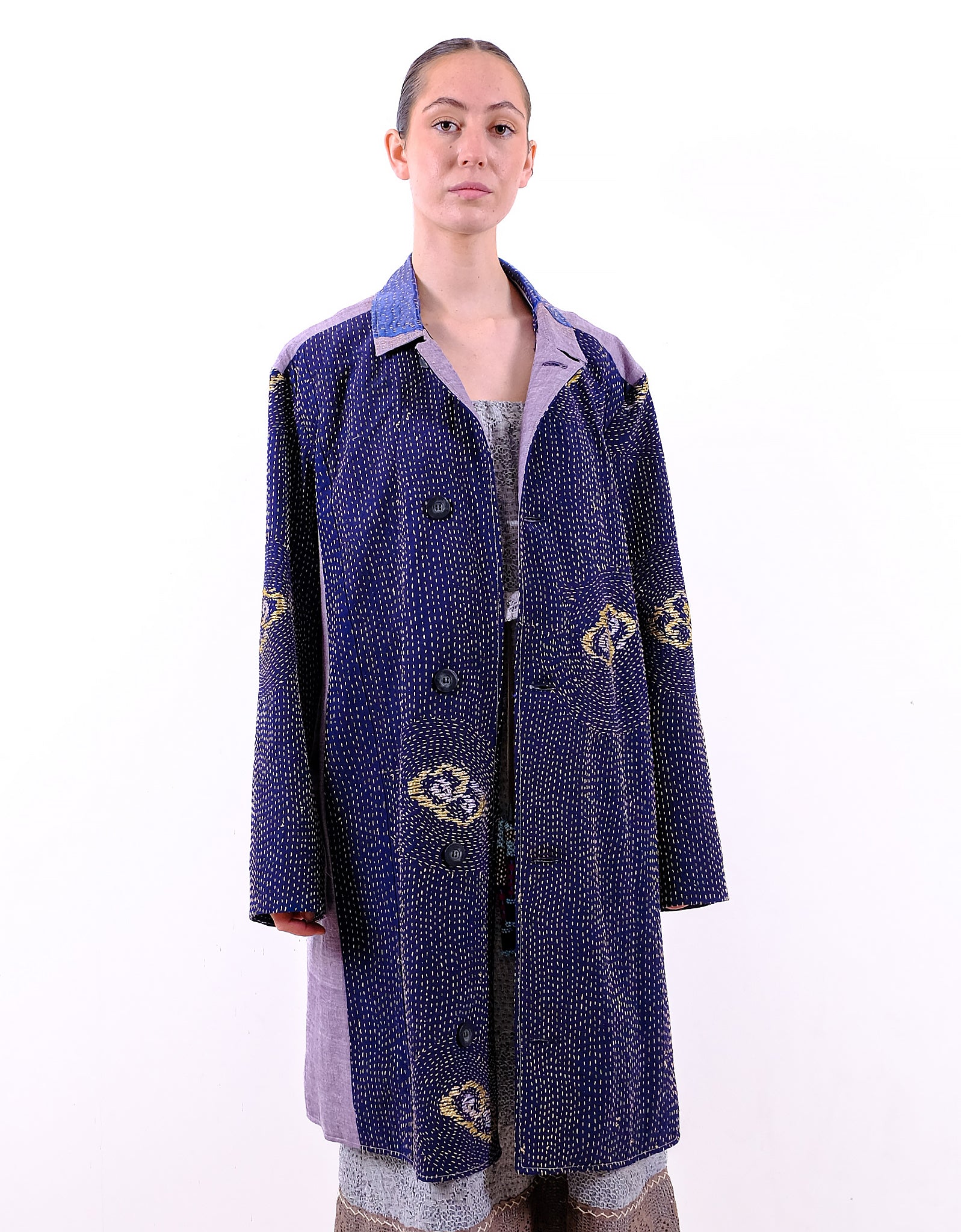 1920s Embroidered Kimono Rufus Coat