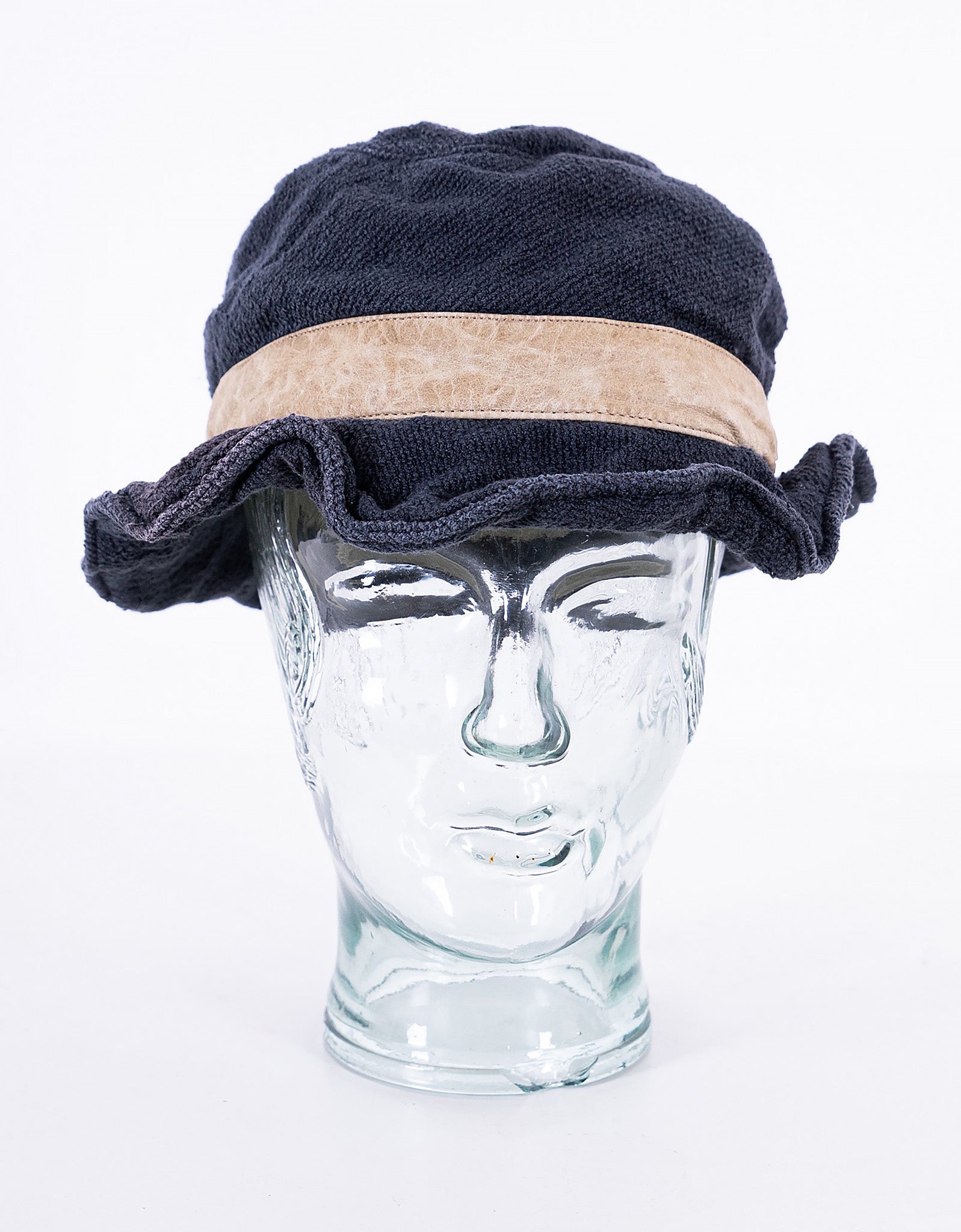 Vintage Hemp Linen Wonky Hat